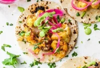 Crispy Air Fryer Cauliflower Tacos