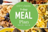 7-Day Fall Meal Plan: Oct 25-31