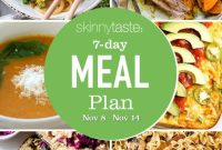 7-Day Meal Plan Nov 8-14: Weekly Menus and Recipes