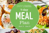 7-Day Balanced Meal Plan: Week of Jan 3-9