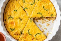 Crustless Potato and Jalapeno Quiche Recipe