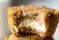 Gluten-Free Almond Flour Banana Muffins with Cream Cheese