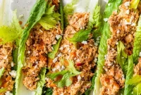 Spicy Buffalo Chicken Salad with Blue Cheese Dressing