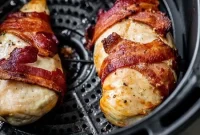 Air Fryer Bacon-Wrapped Chicken Breast Recipe