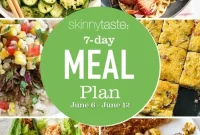 7-Day Meal Plan: June 6-12 with Recipes and Prep Tips