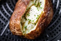 Crispy Air Fryer Baked Potato Recipe