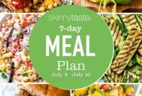 7-Day July 4-10 Meal Plan for a Balanced Week