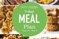 7-Day Meal Plan: Weekly Menu and Recipes (Aug 29-Sept 4)