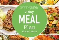 7-Day Meal Prep Plan Oct 31-Nov 6