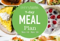 7-Day Meal Plan Nov 14-20: Daily Menus and Shopping List