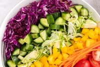 Vibrant Rainbow Quinoa Salad with Zesty Lemon Dressing