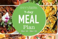 7-Day Meal Plan for Dec 19-25: Balanced Weekly Menu
