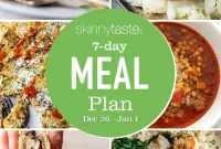 7-Day Nutritious Meal Plan: Dec 26–Jan 1
