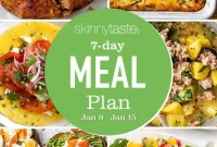 7-Day Balanced Meal Plan for Jan 9-15