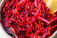 Raw Beet, Apple and Carrot Salad Recipe