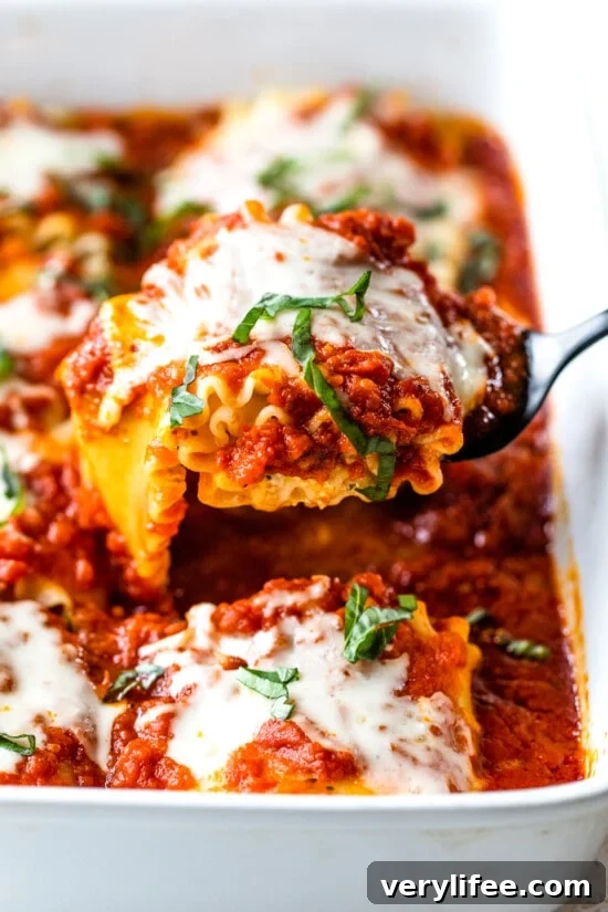 Cottage Cheese Lasagna Roll Ups