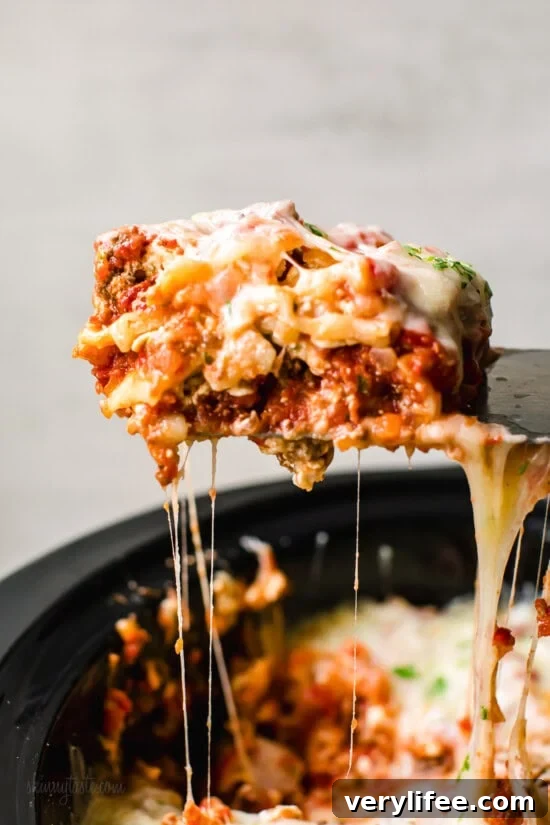 Slow Cooker Lasagna