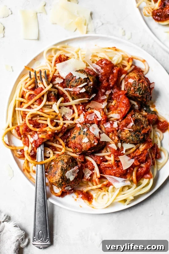 Italian Beef and Spinach Meatballs