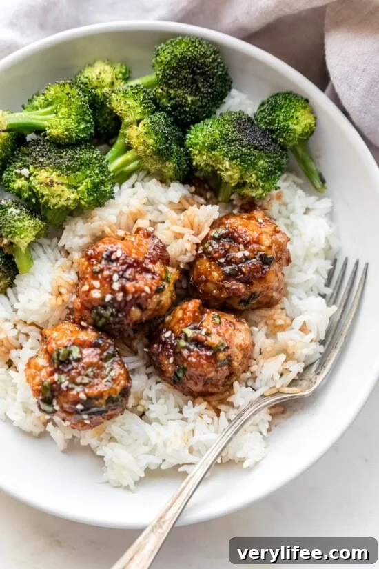 Asian Chicken Meatballs