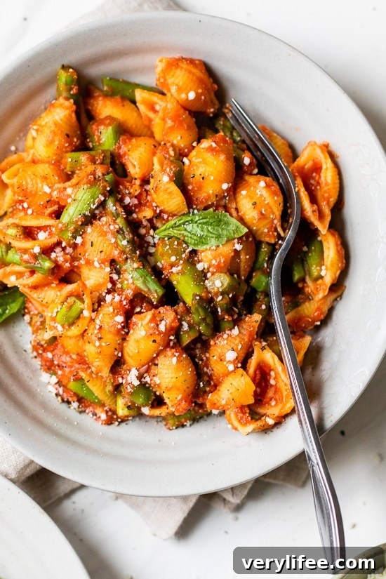23 Asparagus Recipes for Roasting, Grilling, and Sides 14 Baby Pasta Shells with Asparagus and Marinara