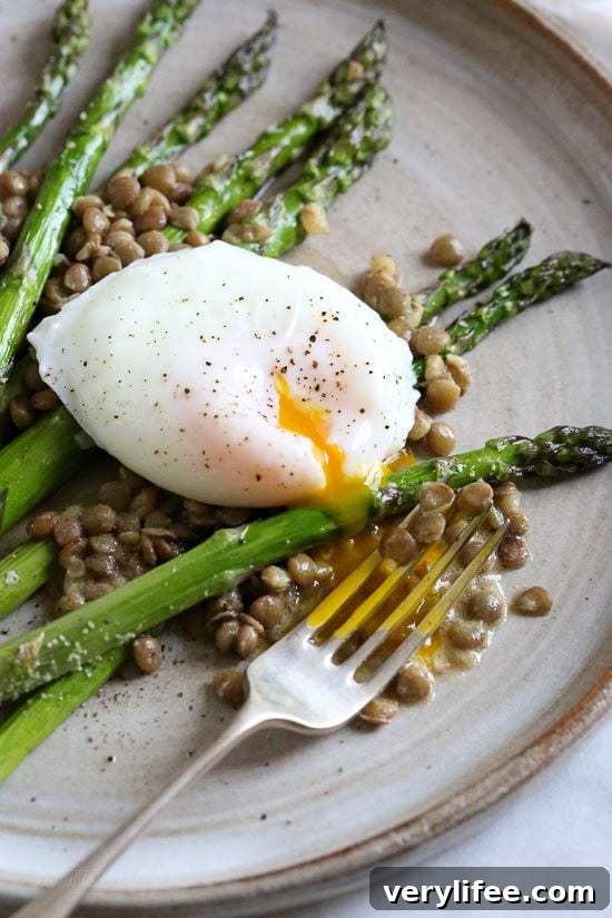 23 Asparagus Recipes for Roasting, Grilling, and Sides 15 Asparagus and Green Lentils with Poached Egg