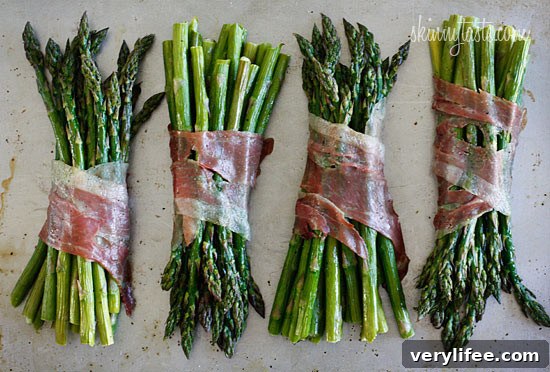 23 Asparagus Recipes for Roasting, Grilling, and Sides 5 Roasted Prosciutto Wrapped Asparagus Bundles