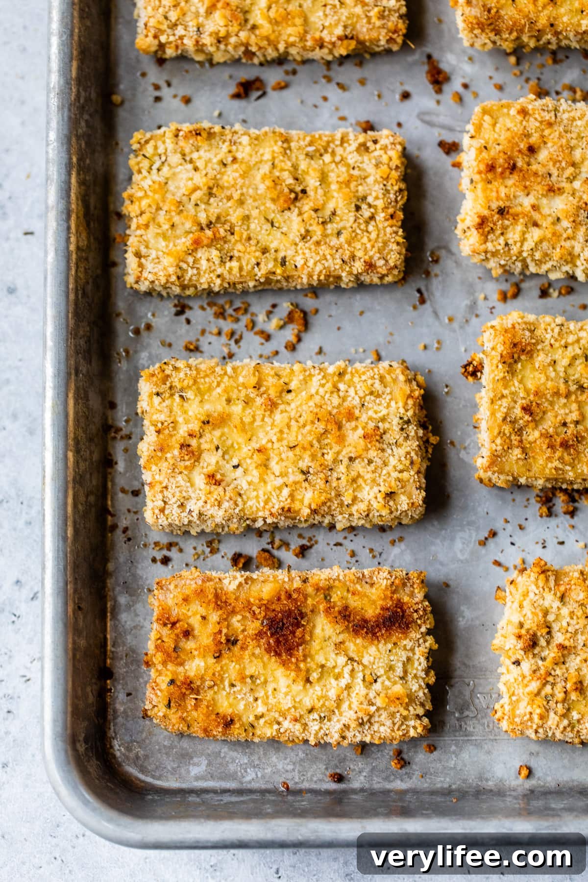 Greek Tofu Bowl Recipe: Tzatziki, Feta and Lemon 3 Breaded Tofu