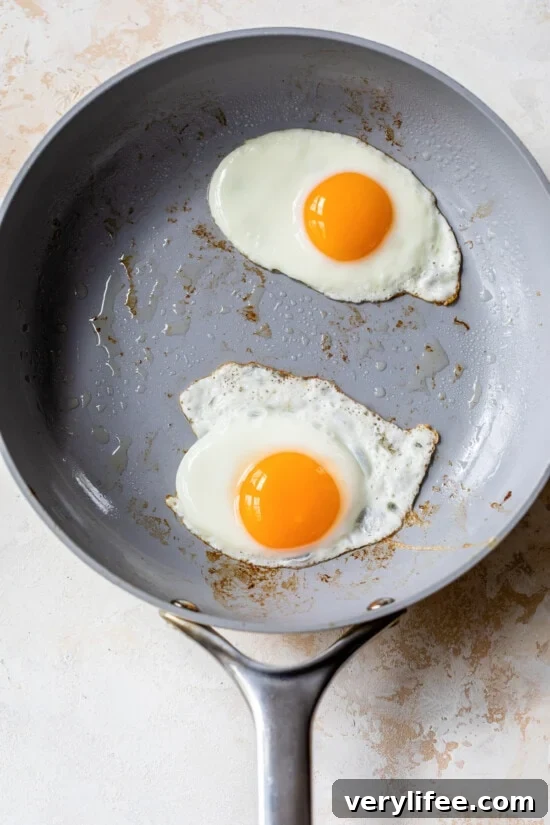 fried eggs