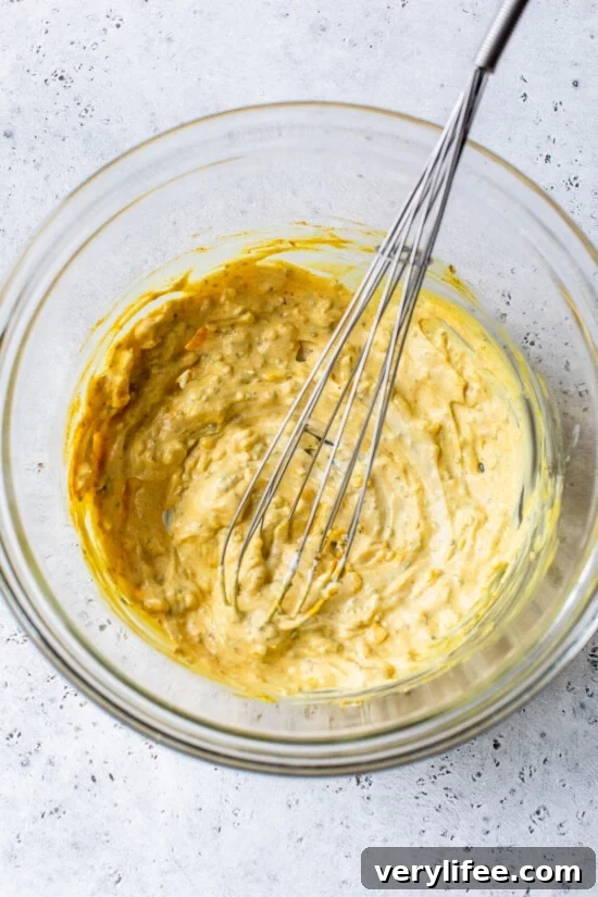 yogurt marinade for chicken in a bowl