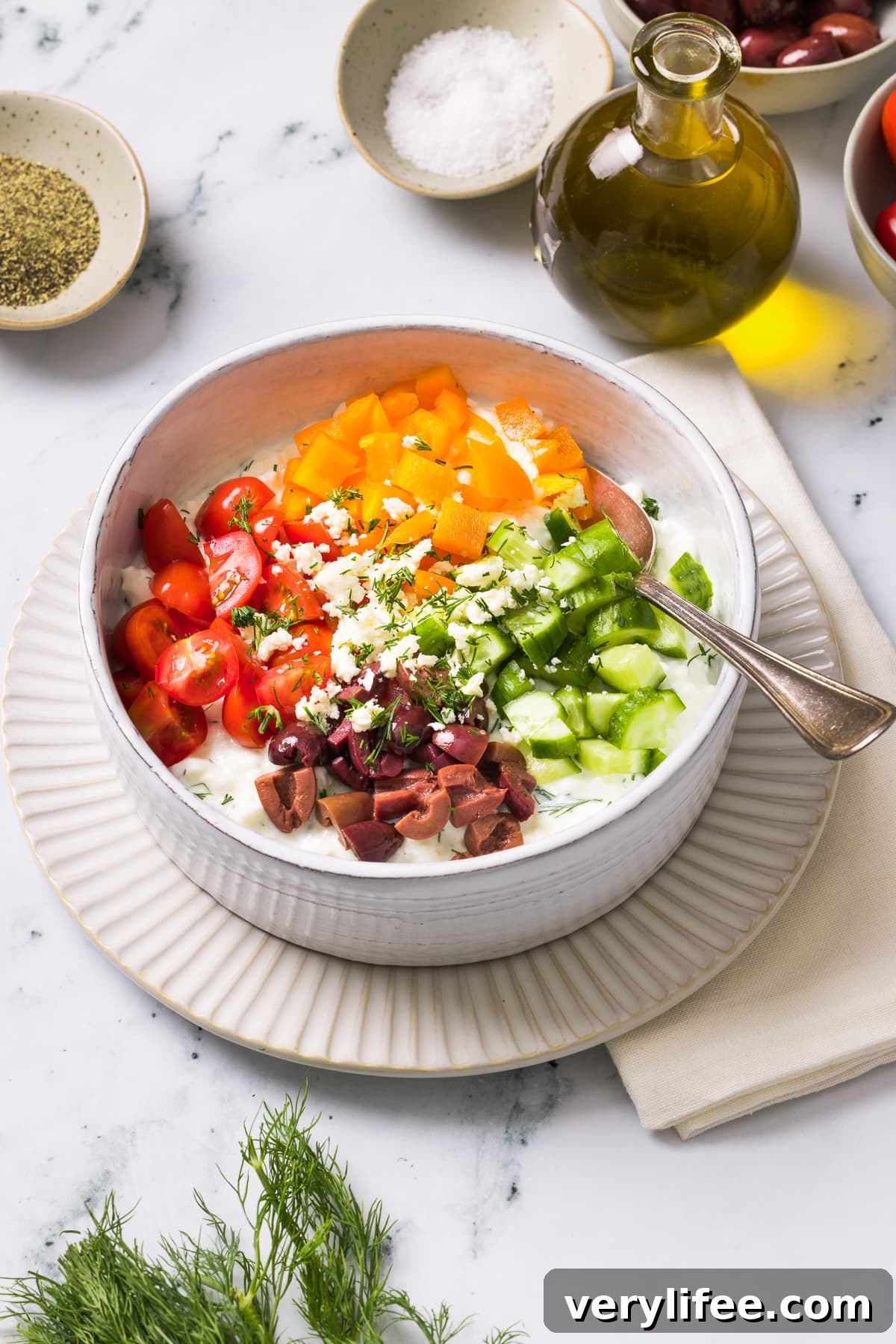 Greek Cottage Cheese Bowl