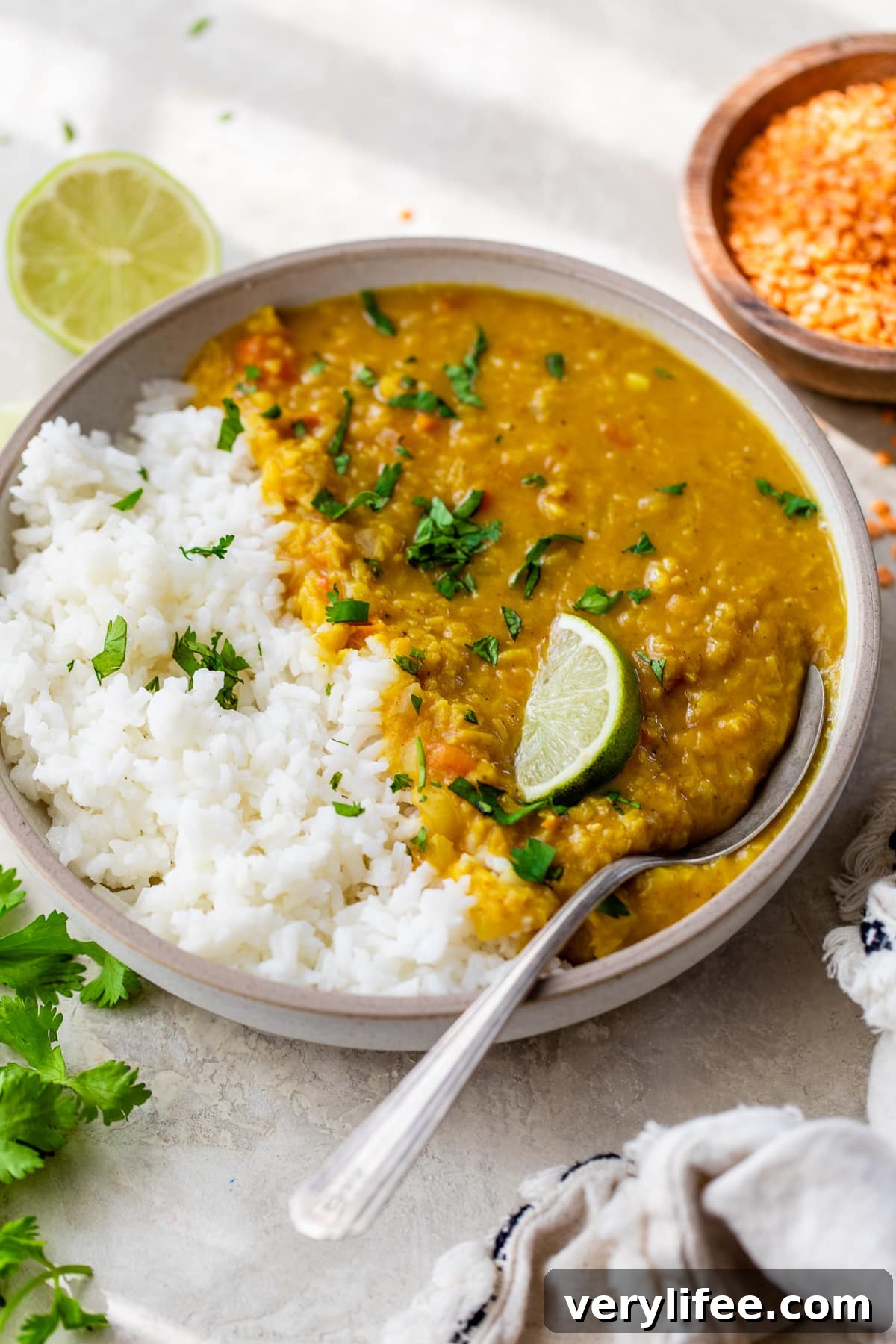 lentils and rice