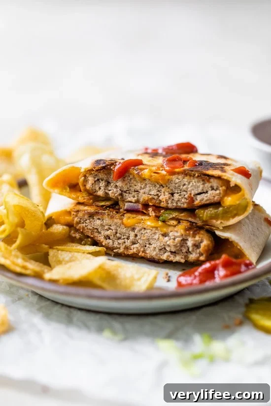 Cheeseburger Crunch Wrap