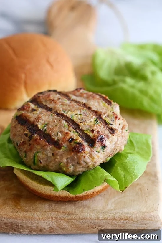 Turkey Burgers with Zucchini