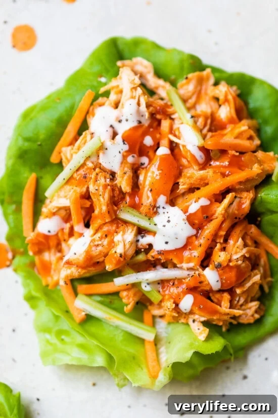 23 Crock Pot Chicken Recipes for Quick Weeknight Dinners 13 Buffalo Chicken Lettuce Wraps