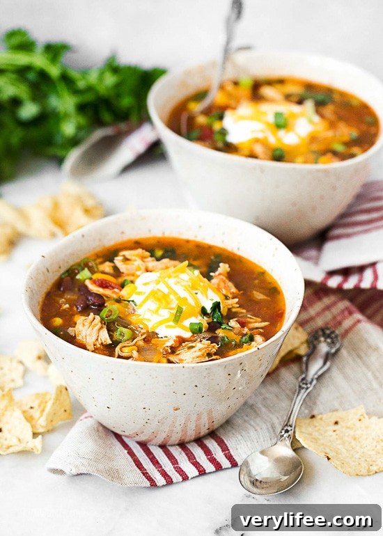 23 Crock Pot Chicken Recipes for Quick Weeknight Dinners 15 Chicken Enchilada Soup has everything you love about chicken enchiladas... in one big bowl of soup!