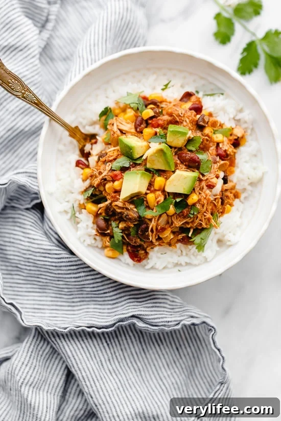 23 Crock Pot Chicken Recipes for Quick Weeknight Dinners 3 Crock Pot Chicken Taco Chili is an easy slow cooker dump recipe using freezer and pantry staples!