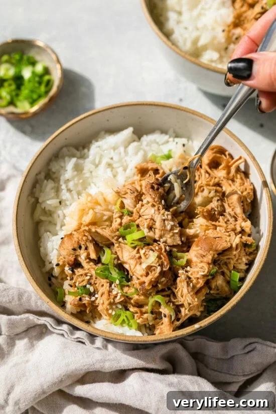 23 Crock Pot Chicken Recipes for Quick Weeknight Dinners 9 Sesame Chicken with rice