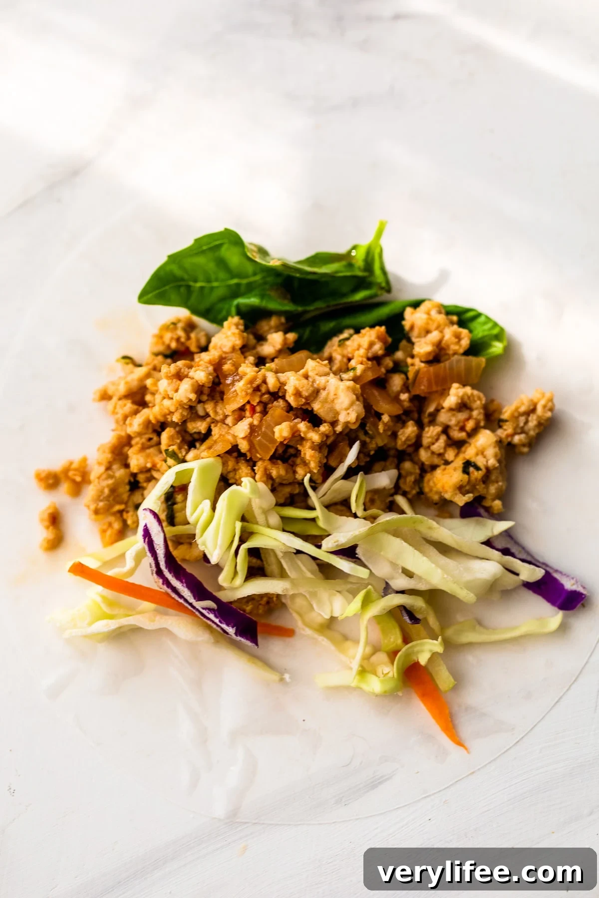 Chicken Summer Rolls Recipe with Peanut Dipping Sauce 5 How To Make Chicken Summer Rolls