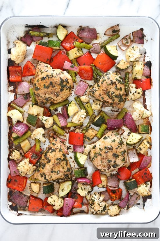 Sheet Pan Dinner Recipes for Busy Weeknights 18 Sheet Pan Balsamic-Herb Chicken and Vegetables