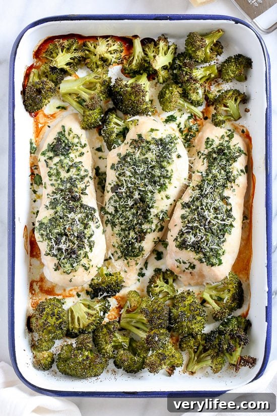 Sheet Pan Dinner Recipes for Busy Weeknights 20 One Pan Parmesan-Crusted Chicken with Broccoli