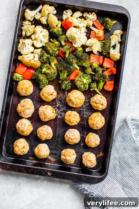 Sheet Pan Dinner Recipes for Busy Weeknights 7 Italian Turkey Meatball Sheet Pan Dinner