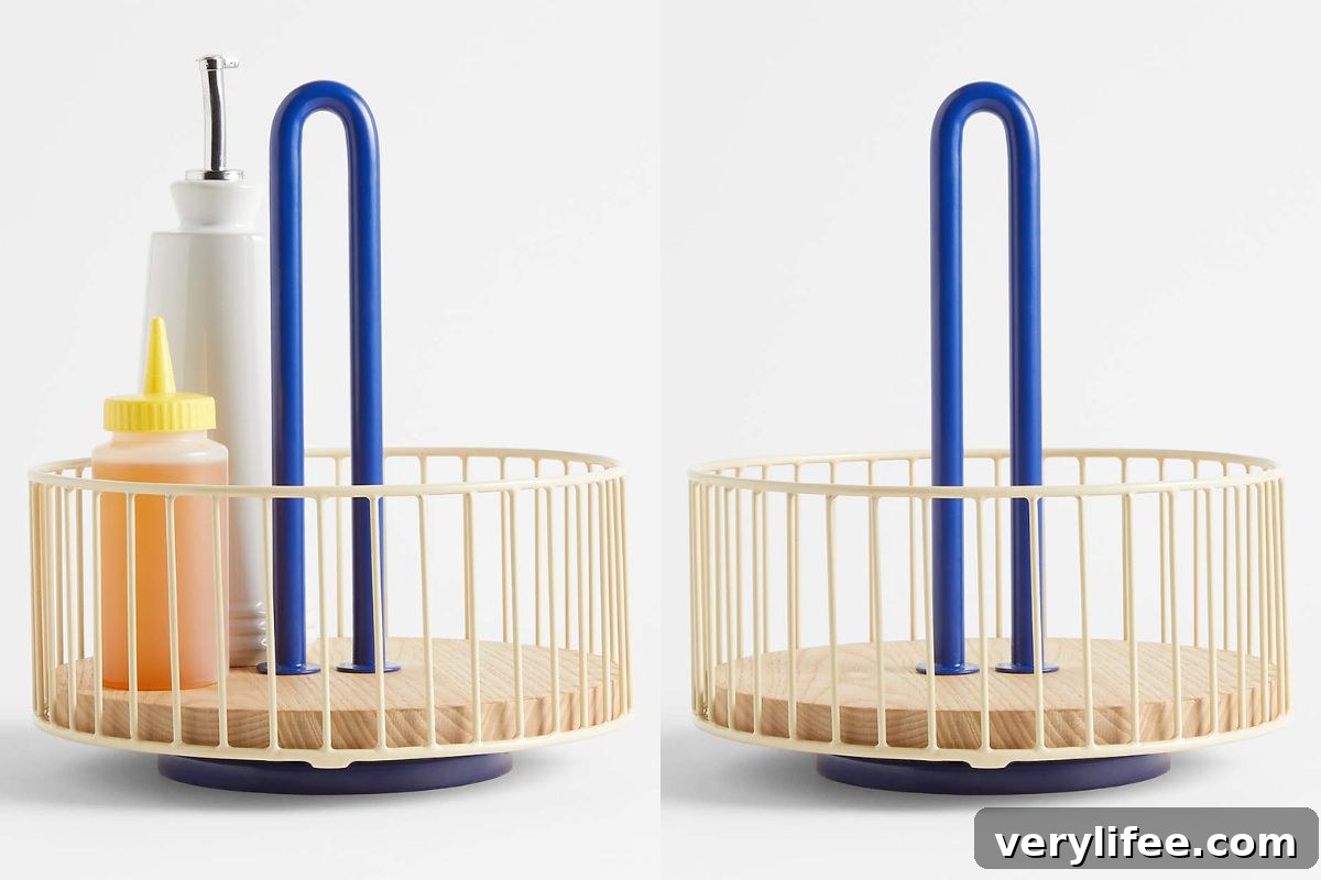 rotating condiment caddy