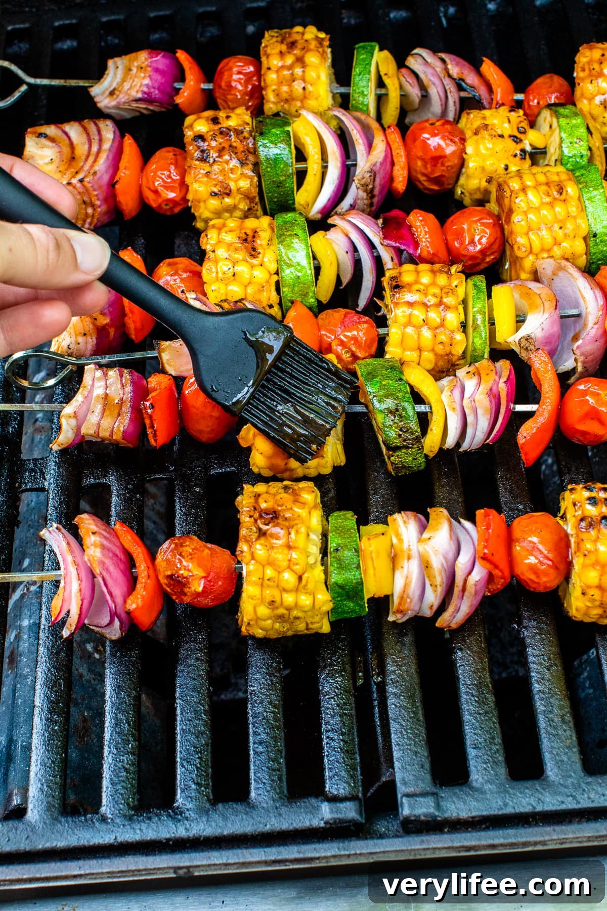 Grilled Vegetable Kabobs Recipe for Summer BBQs 3 grilled vegetables