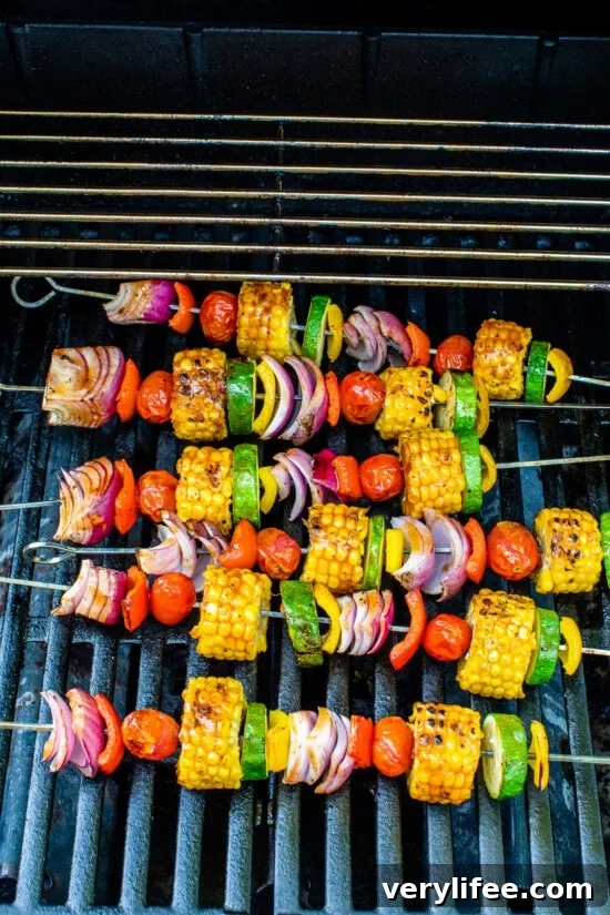 Grilled Vegetable Kabobs Recipe for Summer BBQs 6 Veggie Kabobs