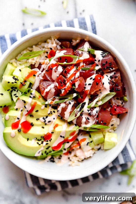 Spicy Tuna Poke Bowls