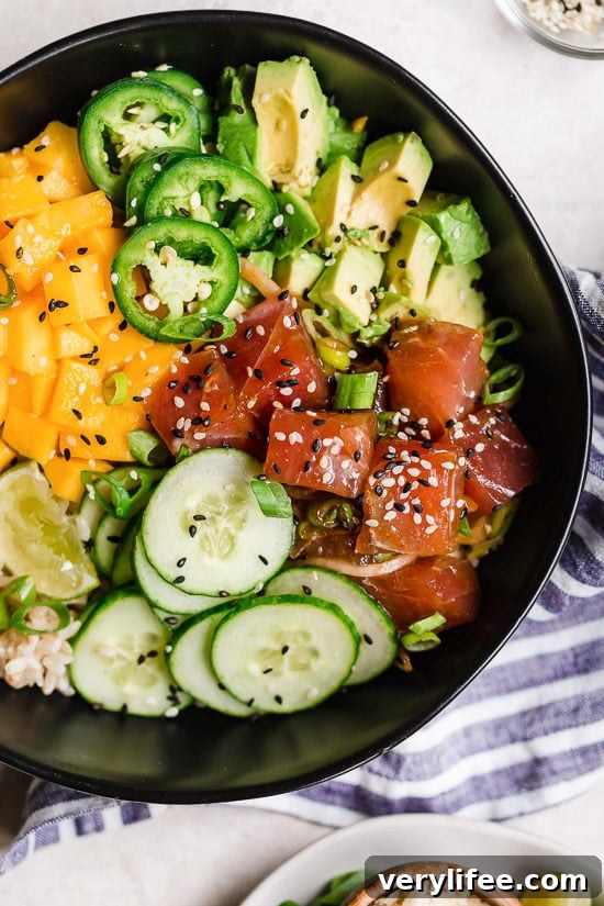 Ahi Poke Bowl with Mango