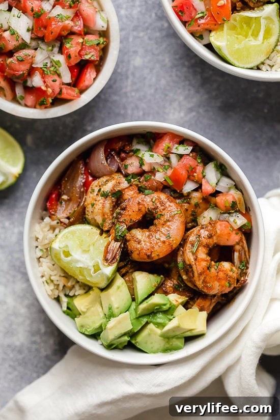 Shrimp Fajita Bowls