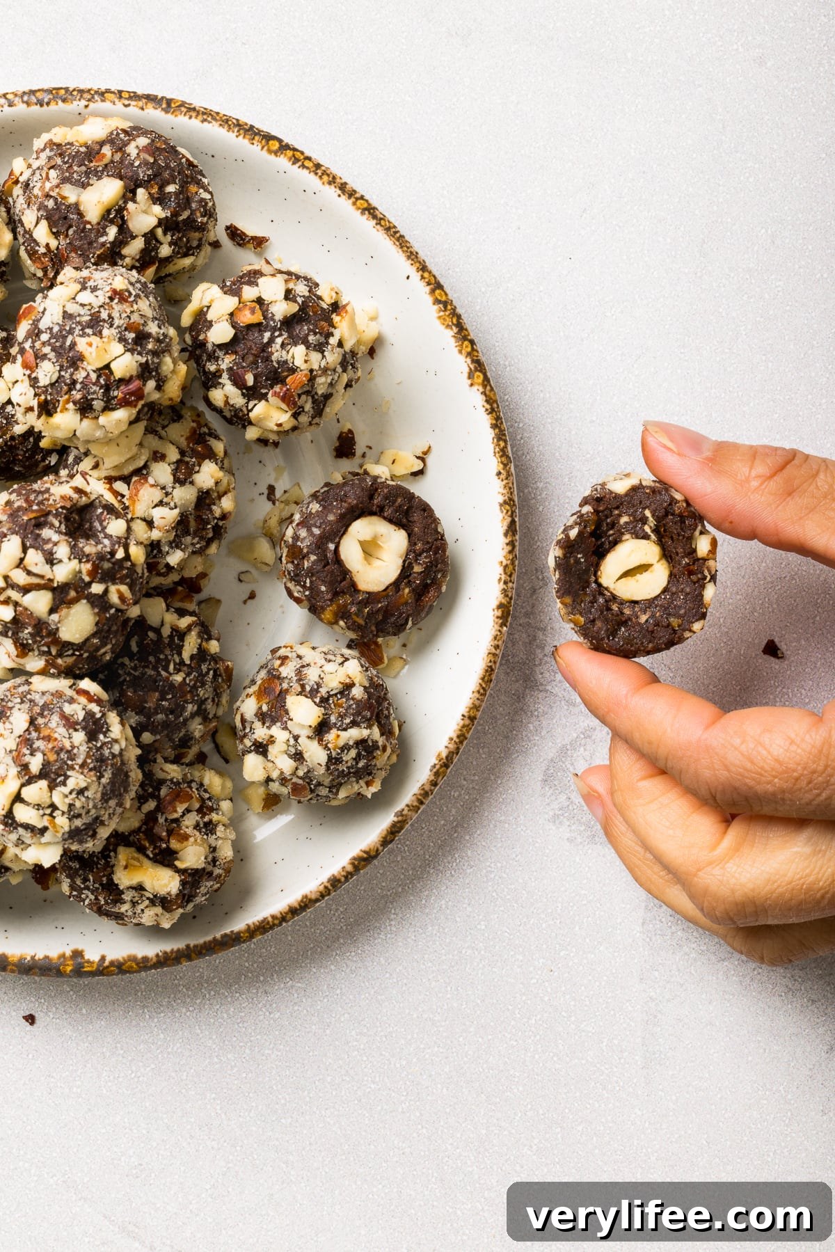 Ferrero Rocher Date Ball