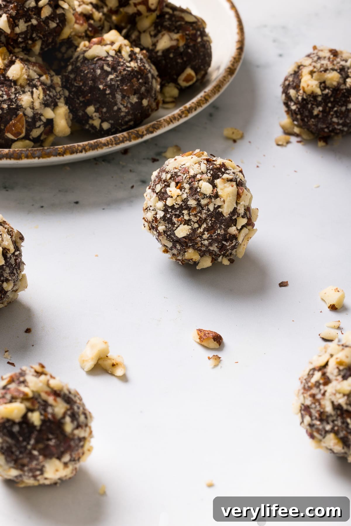 Chocolate Hazelnut Date Balls
