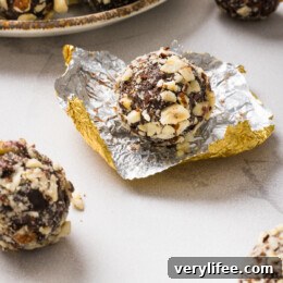 Chocolate Hazelnut Date Balls